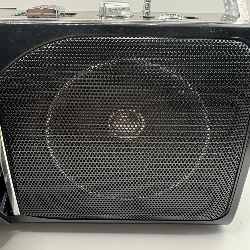 Sony CFM-130 AM/FM Radio Cassette Recorder Portable Tape Player Tested Read